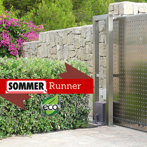 MCA lance les automatismes de portails coulissants Starter+ et Runner, signés Sommer