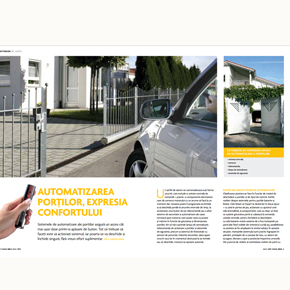 Revista Casa Mea: Automatizarea portilor, expresia confortului