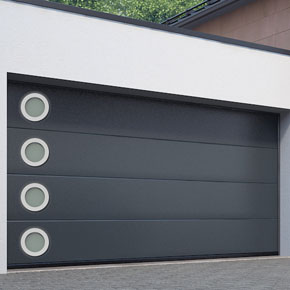 PROMOTIE: usi de garaj cu panouri netede RAL 7016